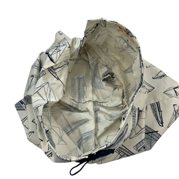 Tory Burch Adrift Skort Shorts 28 Navy Sea New Ivory Spinaker Nautical Sailing - Picture 6 of 12